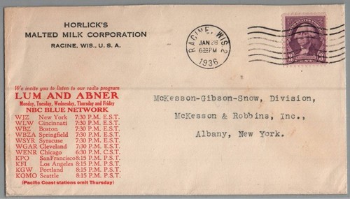 1936 racine wisconsin - wisconsin, horlicks