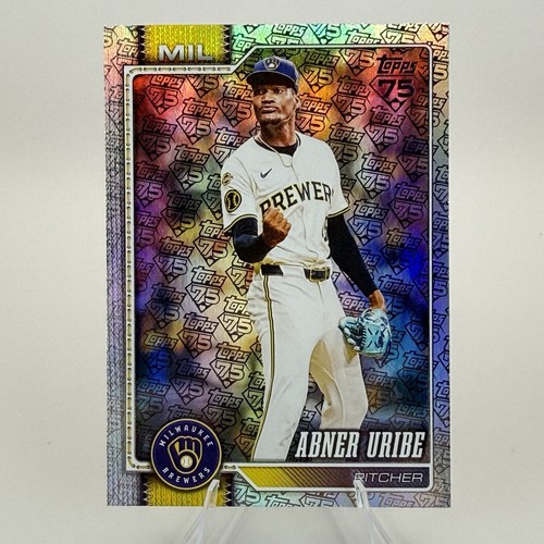 2026 abner uribe topps logo - 75,