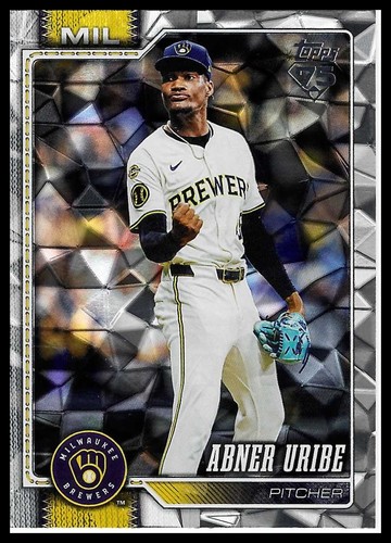 2026 topps 651 abner uribe - 2026,