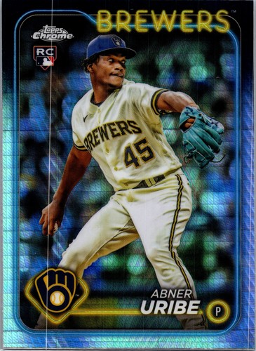 2024 topps chrome abner uribe - 2024,